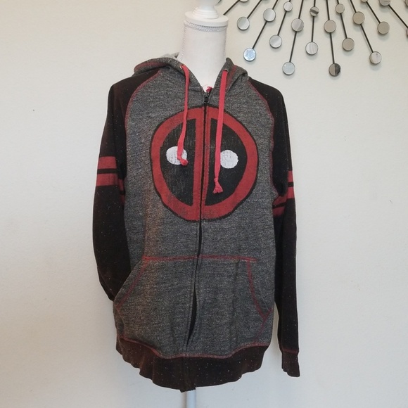 deadpool zip up jacket